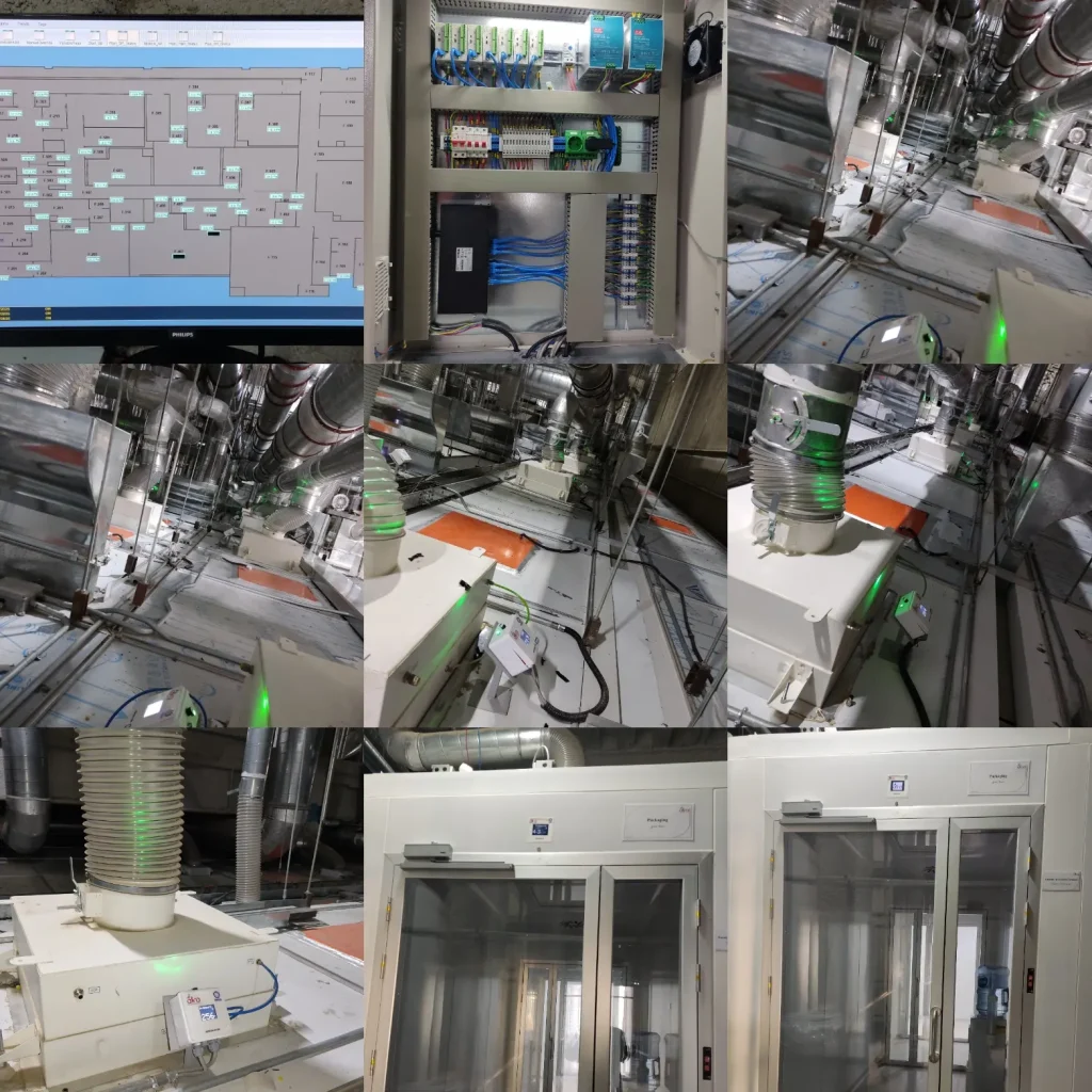 راه اندازی سیستم مانیتورینگ اتاق تمیز